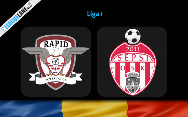 Rapid Bucuresti vs Sepsi Prediction & Match Preview