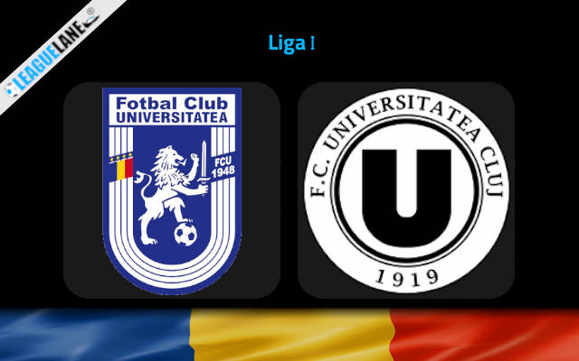 U Craiova 1948 vs Universitatea Cluj Prediction & Match Preview