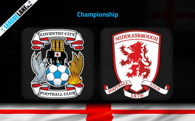 Coventry vs Middlesbrough Prediction & Match Preview