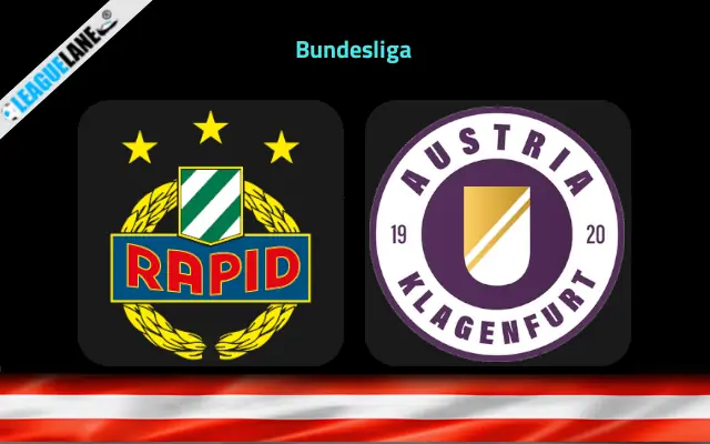 Rapid Vienna vs Austria Klagenfurt Prediction & Match Preview
