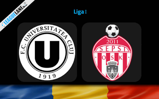 U. Cluj vs Sepsi Prediction and Match Preview