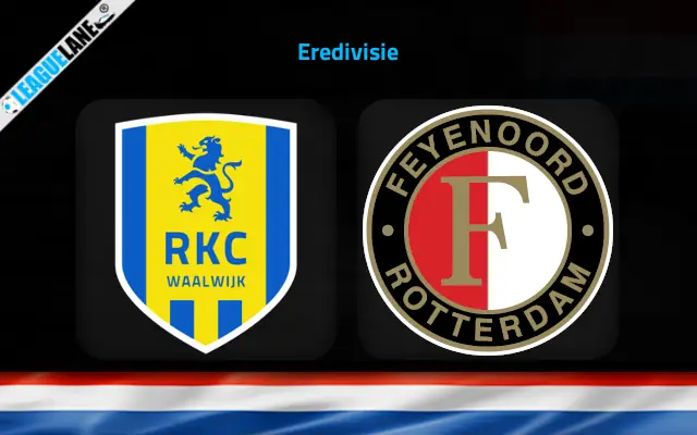 Waalwijk vs Feyenoord Prediction & Match Preview