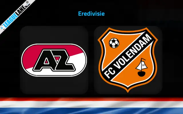 AZ Alkmaar vs Volendam Prediction & Match Preview