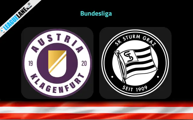 Austria Klagenfurt vs Sturm Graz Prediction & Match Preview