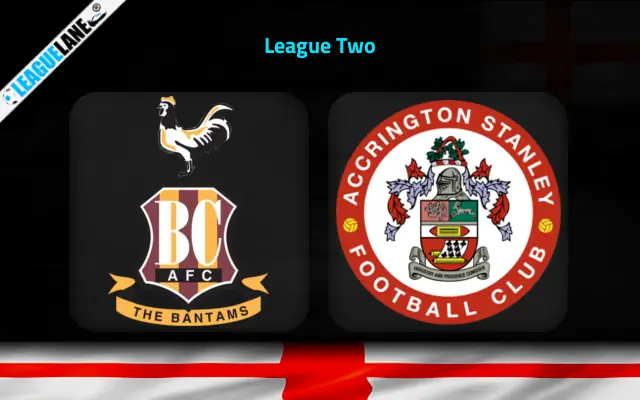 Bradford vs Accrington  Prediction & Match Preview