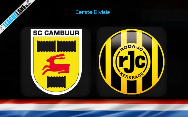 Cambuur vs Roda Prediction & Match Preview