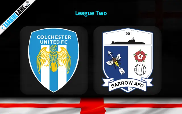 Colchester vs Barrow Prediction & Match Preview