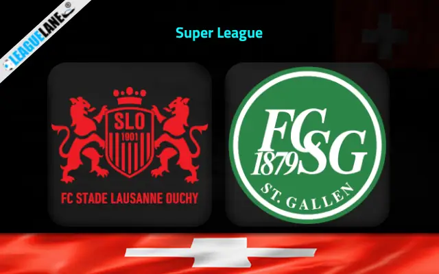 Lausanne-Ouchy vs St. Gallen Prediction & Match Preview