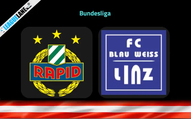 Rapid Wien vs BW Linz Prediction & Match Preview