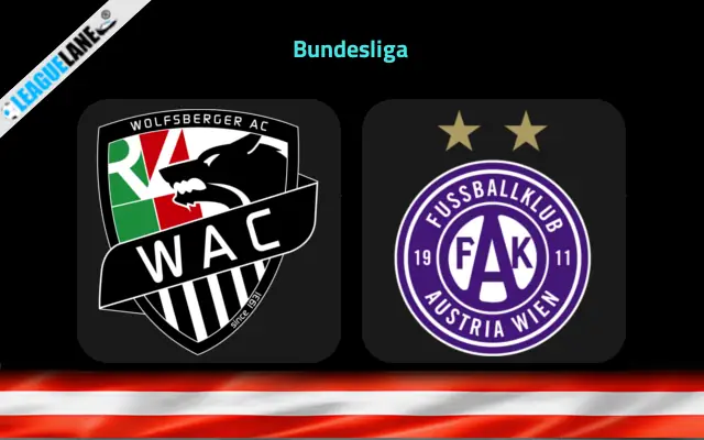 Wolfsberger vs Austria Wien Prediction & Match Preview