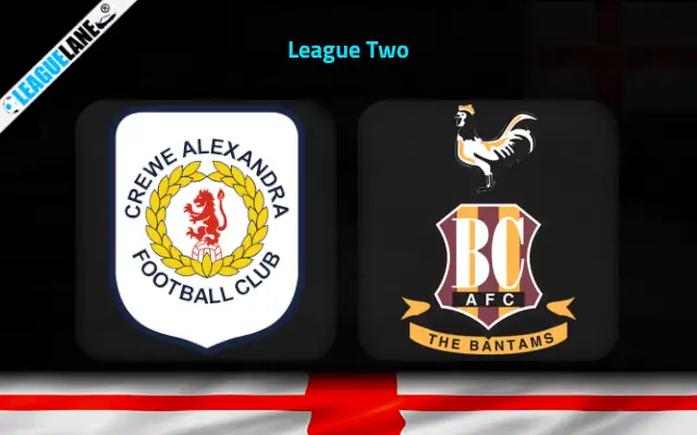 Crewe vs Bradford Prediction & Match Preview