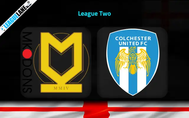 MK Dons vs Colchester Prediction & Match Preview