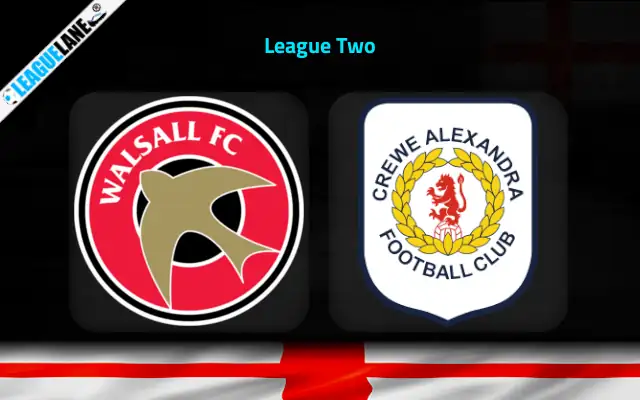 Walsall vs Crewe Prediction & Match Preview