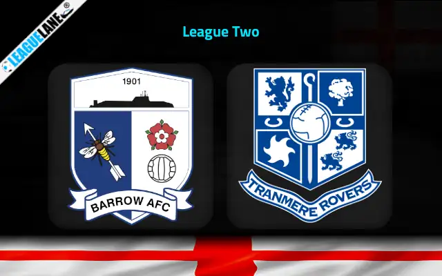 Barrow vs Tranmere Prediction & Betting Tips