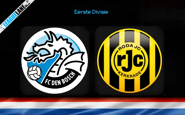 Den Bosch vs Roda Prediction & Match Preview