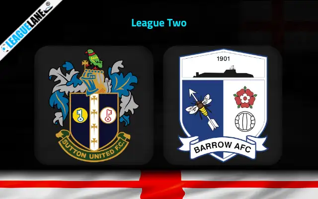 Sutton vs Barrow Prediction & Match Preview