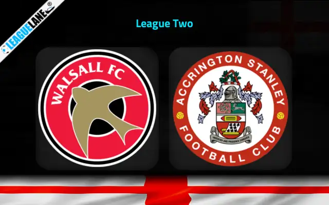 Walsall vs Accrington Stanley Prediction & Match Preview