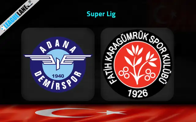 Adana Demirspor vs Fatih Karagumruk Prediction & Match Preview