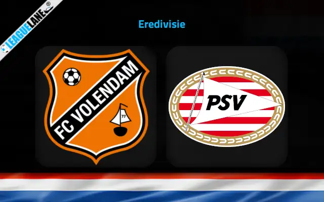 Volendam vs PSV Eindhoven Prediction & Match Preview