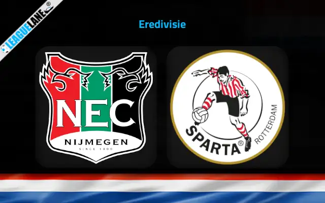 NEC Nijmegen vs Sparta Rotterdam Prediction & Betting Tips
