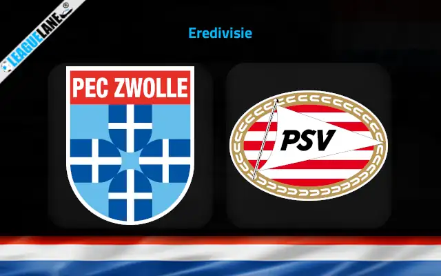 PEC Zwolle vs PSV Eindhoven Prediction and Expert Tips