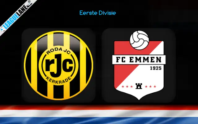 Roda vs FC Emmen Prediction & Match Preview