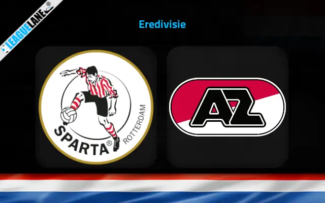 Sparta Rotterdam vs AZ Alkmaar Prediction & Betting Tips