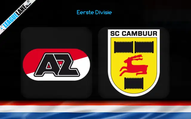 Jong AZ vs Cambuur Prediction & Match Preview