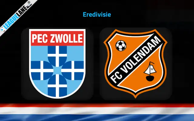 PEC Zwolle vs FC Volendam Prediction & Match Preview