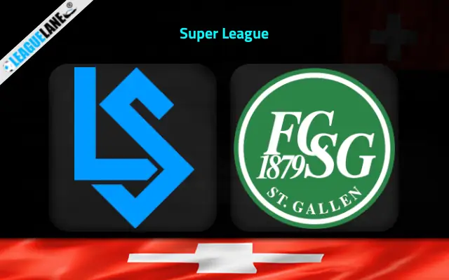 Lausanne vs St. Gallen Prediction and Match Preview