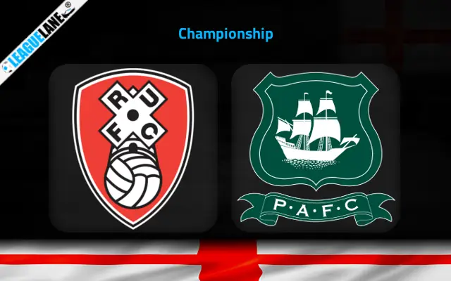 Rotherham vs Plymouth Prediction and Match Preview