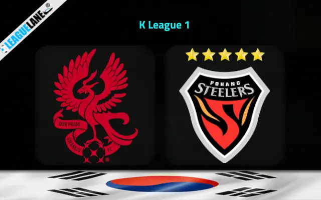 Gwangju vs Pohang Steelers Predictions & Tips