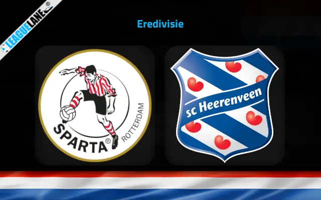 Sparta Rotterdam vs Heerenveen Prediction & Betting Tips
