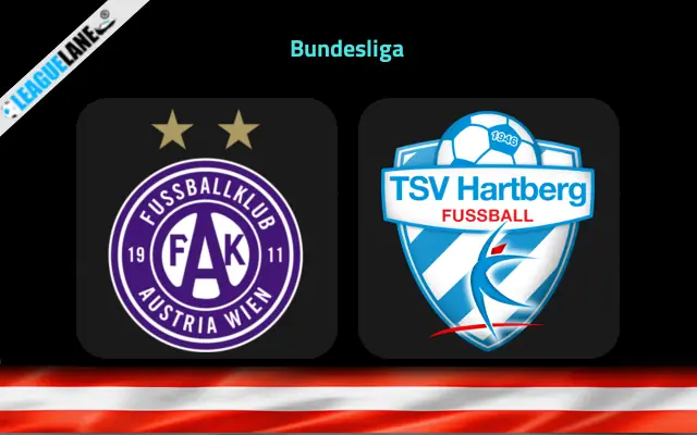 Austria Wien vs Hartberg Prediction and Match Preview