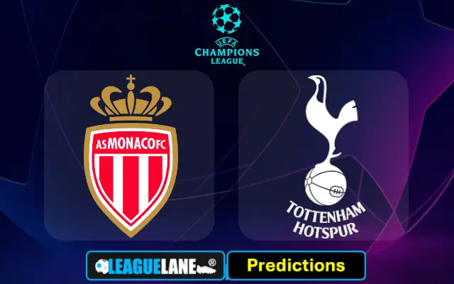 Monaco vs Tottenham Prediction & Betting Tips