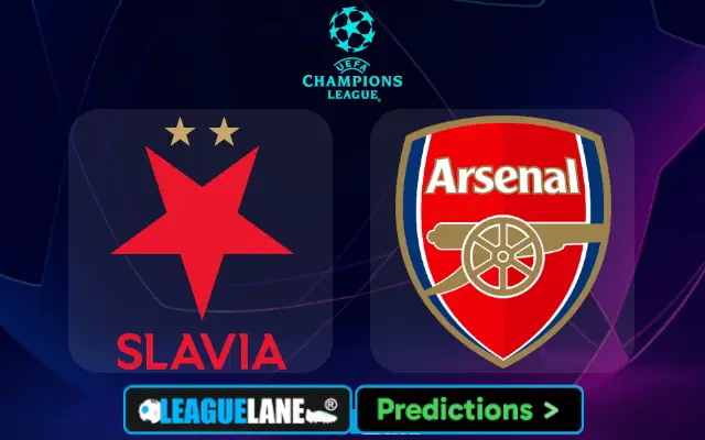Slavia Prague vs Arsenal Prediction & Betting Tips